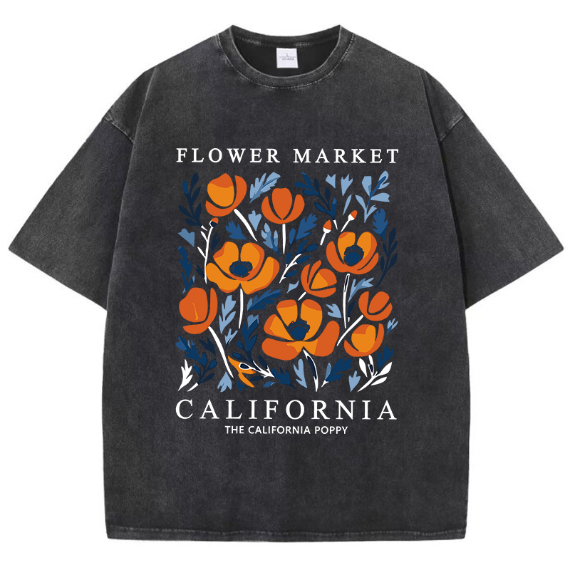 Camisetas lavadas con estampad - Women'S Fashion Market Size reseña y precio