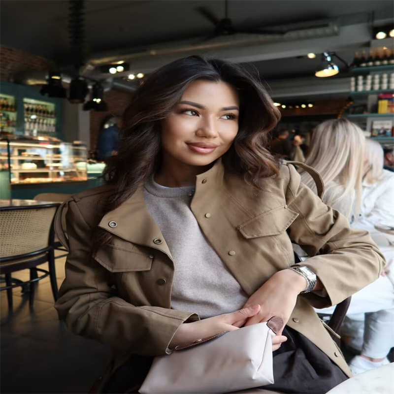 Chaqueta Estilo Militar para M - Women'S Fashion Utility Jacket reseña y precio