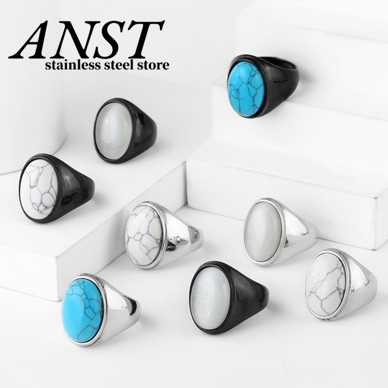 Anillo redondo de piedra de ac - Women Fashion Jewellery reseña y precio